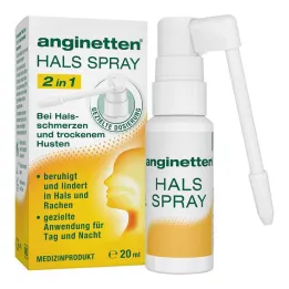 Anginette boğaz spreyi 2si 1 arada yetişkinler, 20 ml