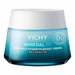 Vichy Mineral 89 krem zengin kokusuz, 50 ml