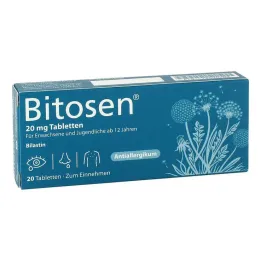 Bitosen 20 mg tablet, 20 adet