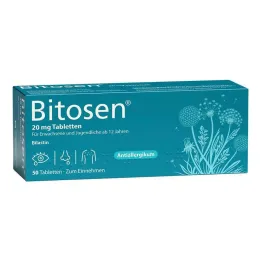 Bitosen 20 mg tablet, 50 adet