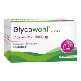 Glycowohl B12 vitamini 1000 µg yüksek doz vegan kapsüller, 120 adet