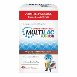Multilac Synbiotic Junior tabletler, 40 adet