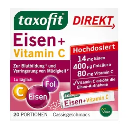 Taxofit Demir + C Vitamini Direkt Granül, 20 adet