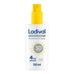 Ladival kuru cilt güneş koruyucu sprey LSF 30, 150 ml
