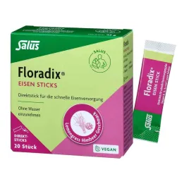 Floradix Iron Sticks Toz Salus, 20 adet