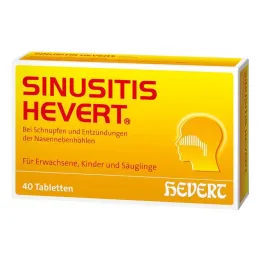 Sinüzit Hevert tabletleri, 40 adet