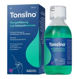 Boğaz ağrısı için Tonsino gargara çözümü, 240 ml