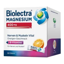 Biolectra Magnesium 400 mg Sinirler & Kaslar Vital, 60 adet