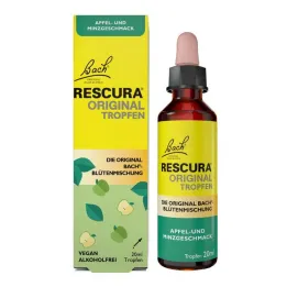 Bach çiçekleri orijinal Rescura alkolsüz elma nane damlası, 20 ml