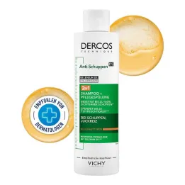 Vichy Dercos Kepek Önleyici 2si 1 Arada Şampuan ve Saç Kremi, 200 ml