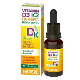 D3 Vitamini K2 Hevert Biyoaktif Yağ, 20 ml