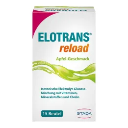 Elotrans yeniden yükleme elektrolit tozu elma torbası, 15X7.45 g