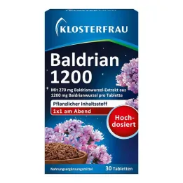 Klosterfrau Valerian 1200 tablet, 30 adet