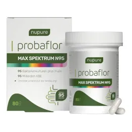 Nupure probaflor Max Spektrum N95 mide-dirençli kapsüller, 80 adet