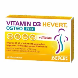 D3 Vitamini Hevert Osteo Pro film kaplı tabletler, 60 adet