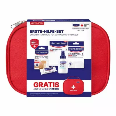 HANSAPLAST Set DRK İlk yardım 1 parça kombinasyon paketi, 1 parça HANSAPLAST Set DRK İlk yardım 1 parça kombinasyon paketi, 1 parça