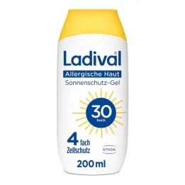 Ladival alerjik cilt güneş koruma jeli LSF 30, 200 ml