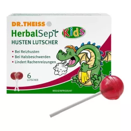 DR.THEISS HerbalSept Öksürük Lolipop Çocuk, 6 adet