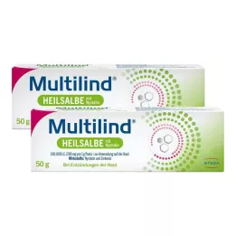 MULTILIND Nistatin ve çinko oksit içeren şifalı merhem, 2X50 g