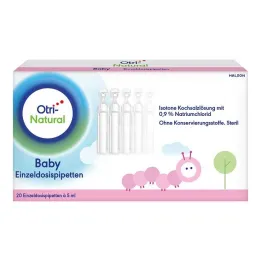 OtriNatural Baby tek doz pipetler, 20X5 ml