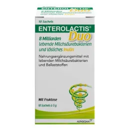 Enterolactis Duo toz poşetleri, 10x5 g