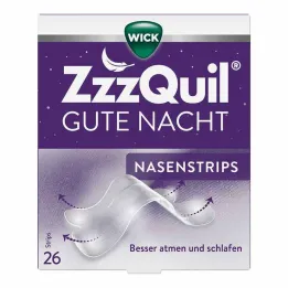 WICK Zzzquil İyi Geceler Burun Bandı, 26 adet