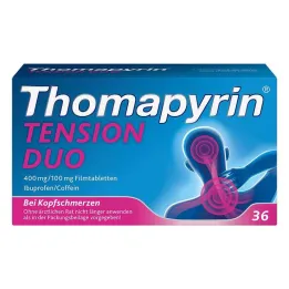Thomapyrin TENSION DUO 400 mg / 100 mg film kaplı tablet, 36 adet