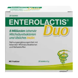Enterolactis Duo toz poşetleri, 20x5 g
