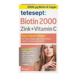 Tetesept Biotin 2000 film kaplı tablet, 30 adet