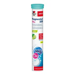 Doppelherz Magnesium 500 + B12 efervesan tabletler, 15 adet
