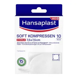 Hansaplast soft kompres 7,5x7,5 cm steril, 5x2 adet