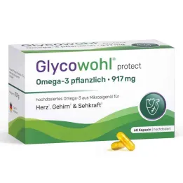 Glycowohl Omega-3 kapsül 917 mg vegan + DHA + EPA + DPA (60 adet)