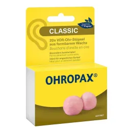 Ohropax Klasik kulak tıkacı balmumu, 20 adet