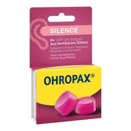 Ohropax Silence silikon kulak tıkacı, 6 parça