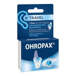 Ohropax Travel filtre tıkaçları kulak içi, 2 parça
