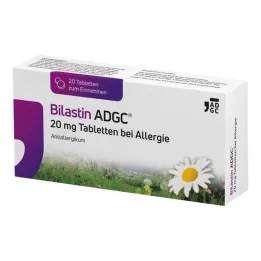 Bilastin ADGC Alerjiler için 20 mg tablet, 20 adet