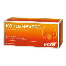 Kömür Hevert tabletleri, 60 adet