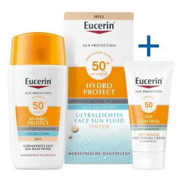 Eucerin Sun Fluid Hydro Korumalı Yüz Işığı LSF 50 +, 50 ml