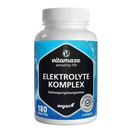 Magnezyum vegan içeren elektrolit kompleksi tabletleri, 180 adet