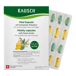 İsviçre otları içeren Rausch Vital kapsülleri, 30x2 adet