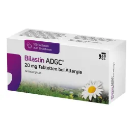 Bilastin ADGC 20 mg alerji tabletleri, 100 tablet
