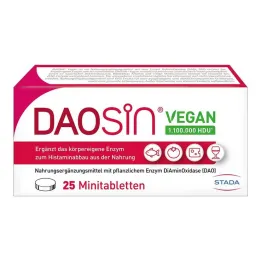 Daosin vegan tabletler, 25 tablet