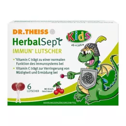 DR.THEISS HerbalSept Immun Lollipops Kids D NEM 6 adet şeker, 6 adet