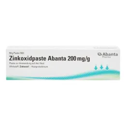 Çinko oksit macunu Abanta 200 mg/g Ciltte kullanıma yönelik macun, 50 g