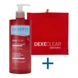 Dexeryl Dexeclear kirli ciltler için köpüklü temizleme jeli, 400 ml