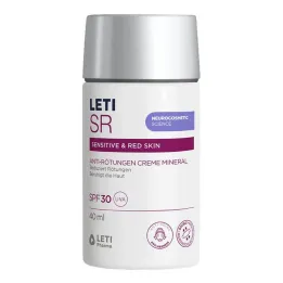 Leti SR Kızarıklık Karşıtı Krem Mineral SPF 30, 40 ml