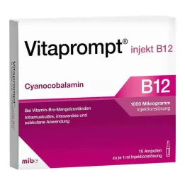 Vitaprompt injekt B12 1000 µg enjeksiyon solüsyonu, 10x1 ml