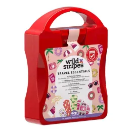 Wild Stripes Seyahat Temelleri İlk Yardım Çantası, 21 parça