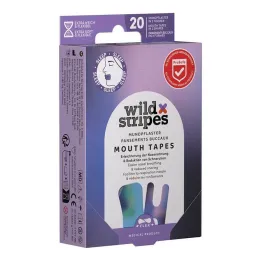 Wild Stripes Ağız Bantları Gün Batımı Plakları, 20 adet