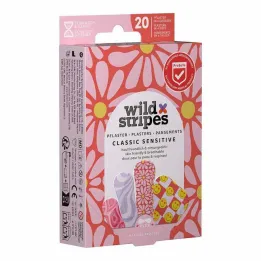 Wild Stripes Classic duyarlı Pastel Eğlenceli sıvalar, 20 adet